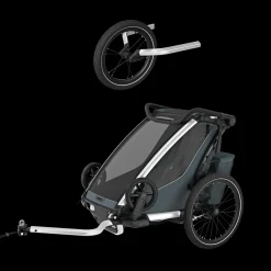 Thule Chariot Cross 2 single jogging Bundle