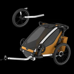 Thule Chariot Sport 2 double jogging Bundle