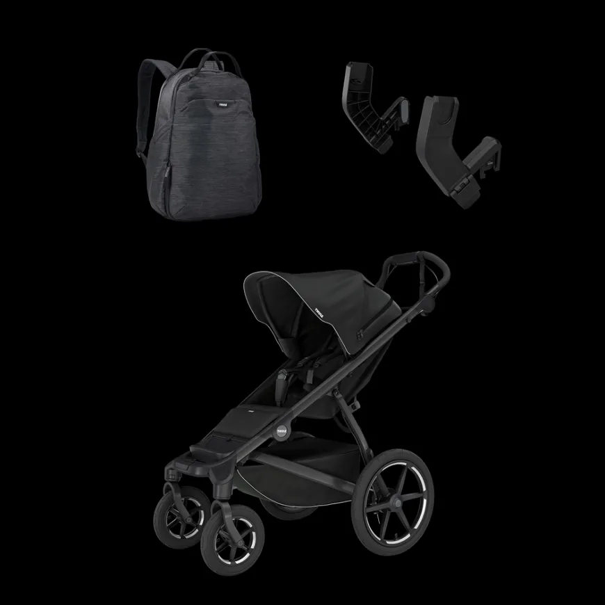 Thule Urban Glide 4-wheel car travel baby bundle